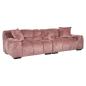 Preview: Charelle rose chenille - extravagantes Sofa