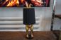 Preview: Voß Design Hiding Bunny® gold/schwarz - schicke Hasenlampe