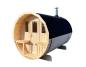 Preview: Handgefertigtes Saunafass mit Holz-Ofen