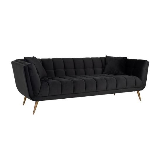 Huxley Antraciet velvet - elegantes Sofa