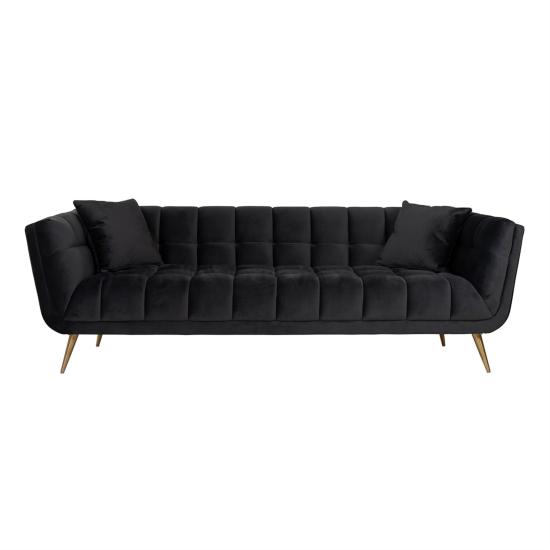 Huxley Antraciet velvet - elegantes Sofa