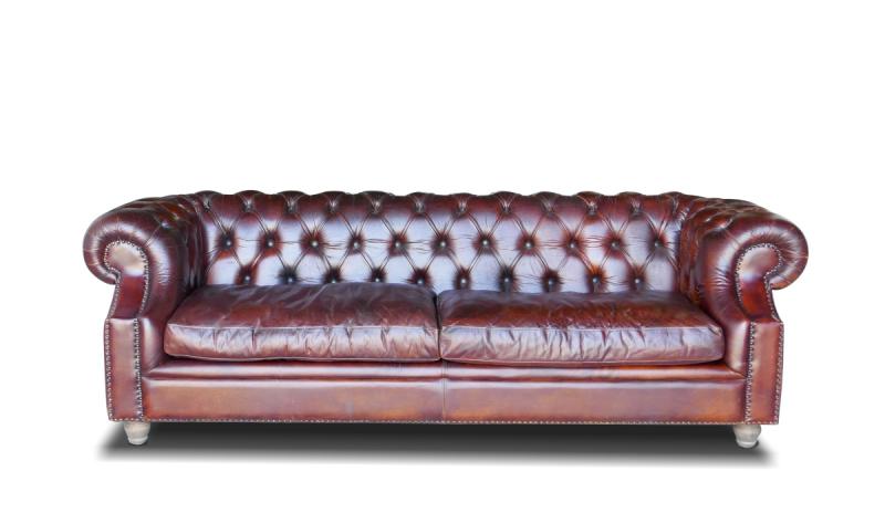 Chesterfield - edles Sofa mit Kissen